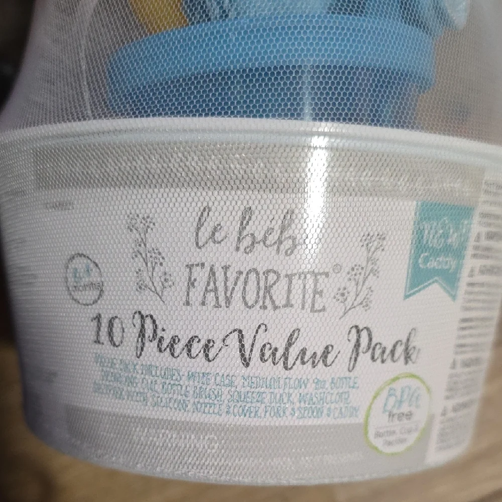 Le Bebe Favorite 10-Piece Baby Bath Value Pack Set